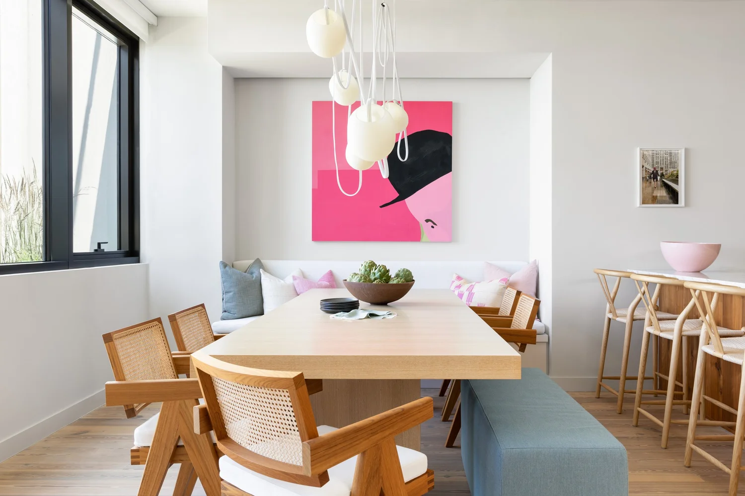 DUMBO Loft — Banquette Dining